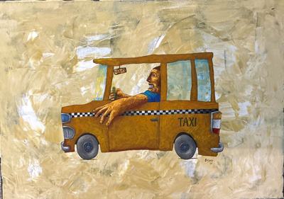 Rafał Bojdys - #RB32 - 70x100 cm "Z przyjemnością zawiozę"