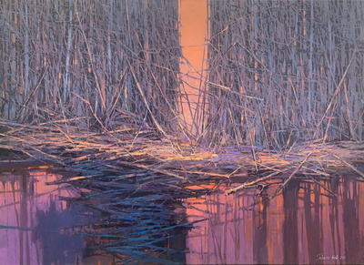 Tadeusz Król - Żerowisko II - 110x140 cm NIEDOSTĘPNY