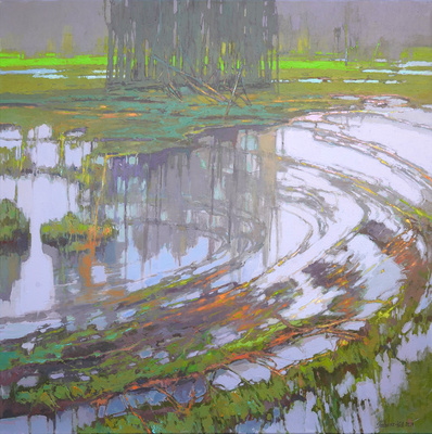 Tadeusz Król - #TK8 100X100 cm, akryl na płótnie - NIEDOSTĘPNY